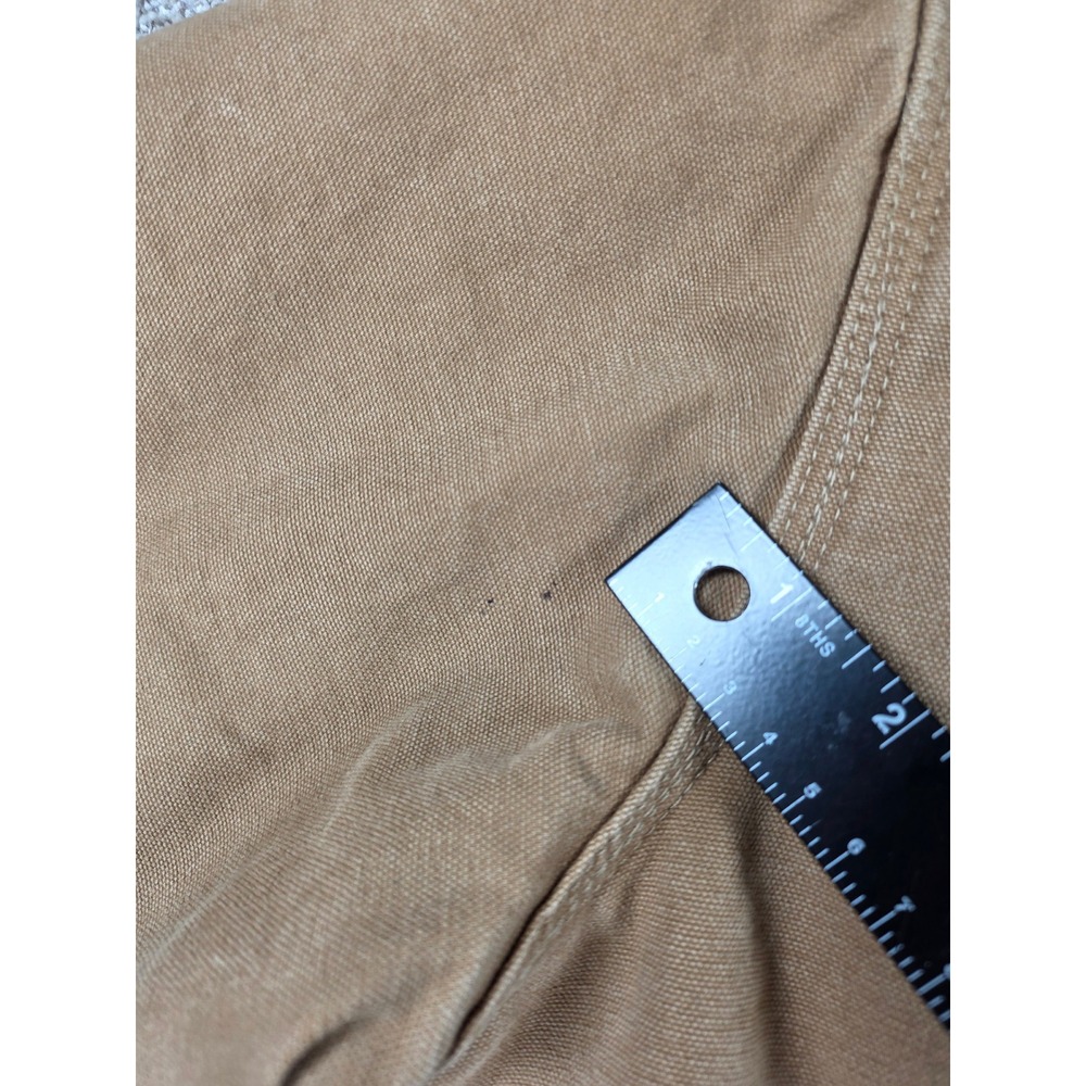 Carhartt WJ097‎ CML Detroit Jacket Camel Tan Blanket Lined Canvas Womens Medium - Picture 7 of 9